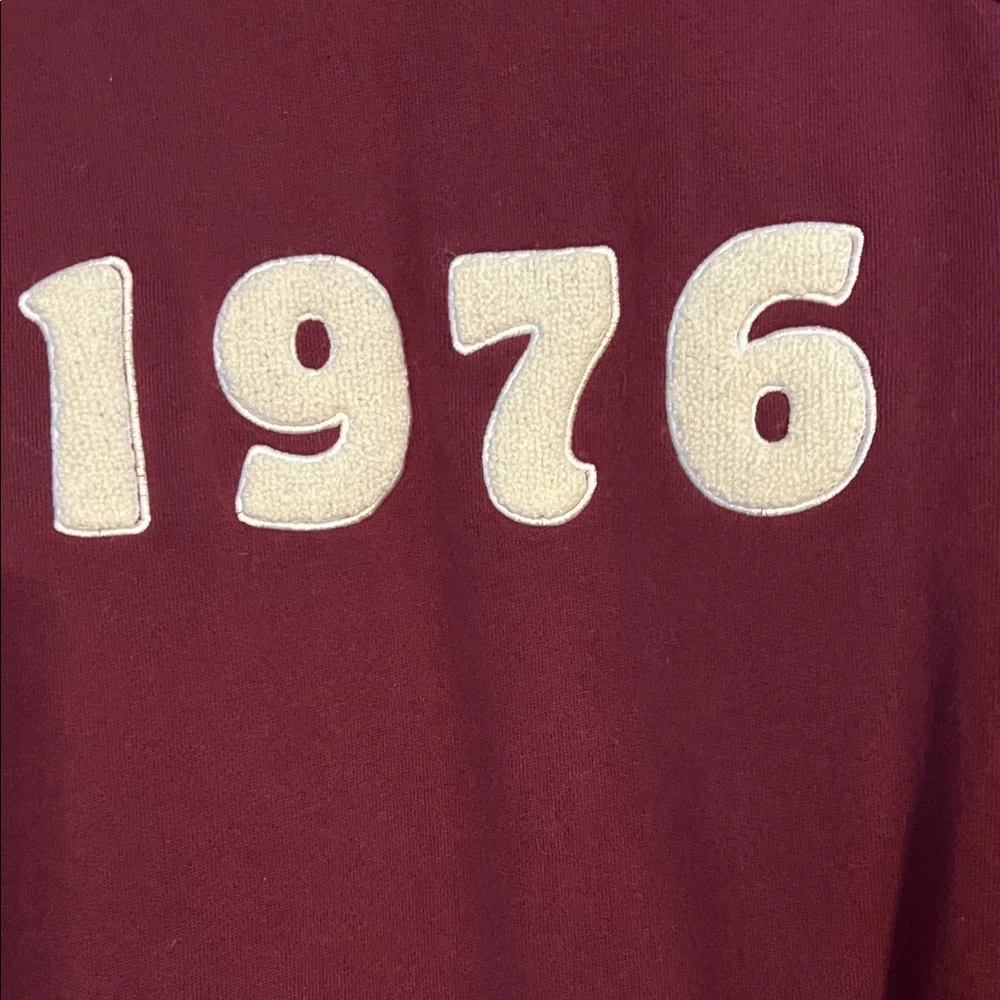 🐝 Marine Layer Burgundy Sweatshirt and sweat pants M EUC - Picture 3 of 13